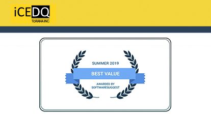 Best Value Software Award by SoftwareSuggest - iCEDQ Feature Image
