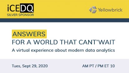 Yellowbrick’s Virtual Event for Data & Analytics Leading 2020 - iCEDQ Feature Image