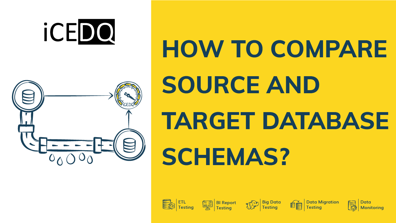 How to Compare Source and Target Database Schemas with iceDQ?
