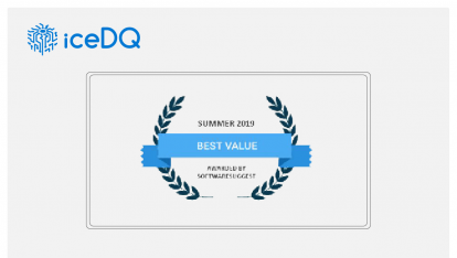iceDQ Receives Best Value Software Award by SoftwareSuggest Featuted Image - iceDQ