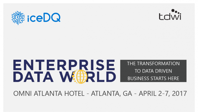 iceDQ at Enterprise Data World Conference 2017 News Featured Image - iceDQ