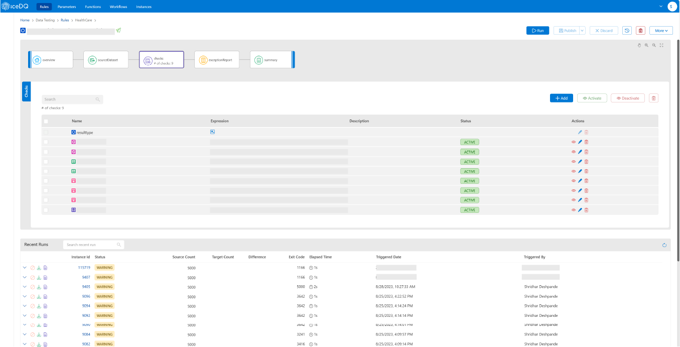Business Validation at SAVANTE using iceDQ