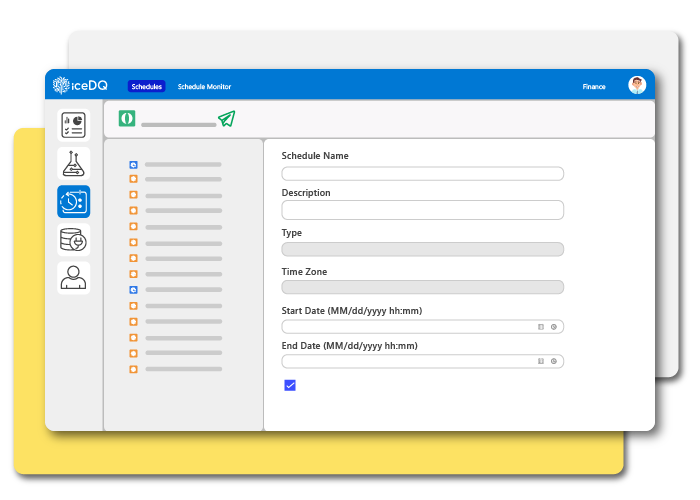 Build in Scheduler- iceDQ