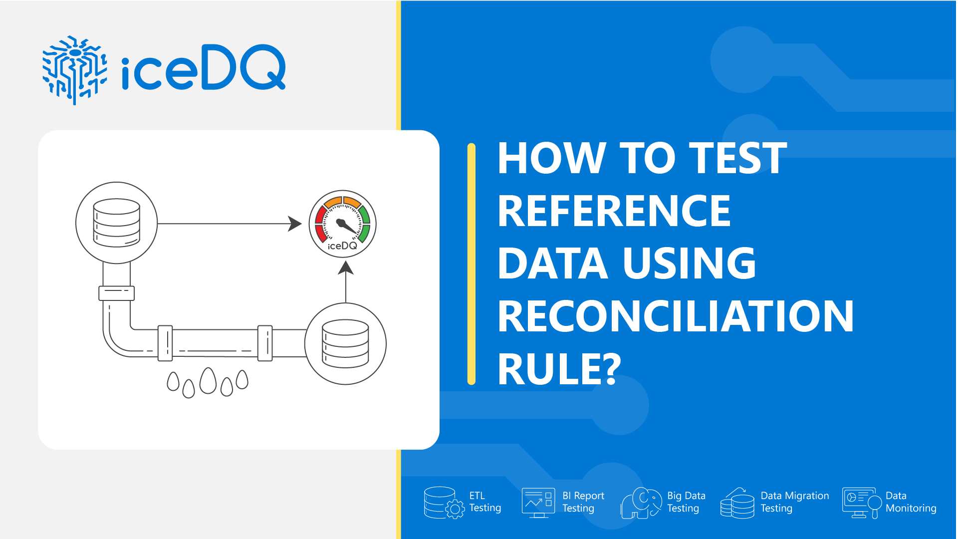 How to test Reference Data using Reconciliation Rule in iceDQ